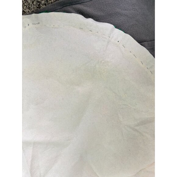 Edna Looney 12 Days of Christmas Tree Skirt Tablecloth Sequin Vintage 70s - Picture 9 of 10